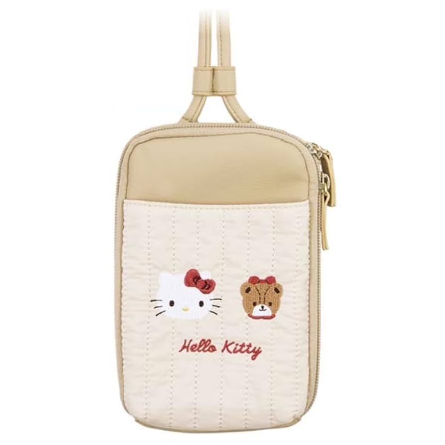 ハローキティ HELLO KITTY キルティング ショルダーバッグ 白 サンリオ【廃番】ハローキティ キルティング ショルダーバッグ